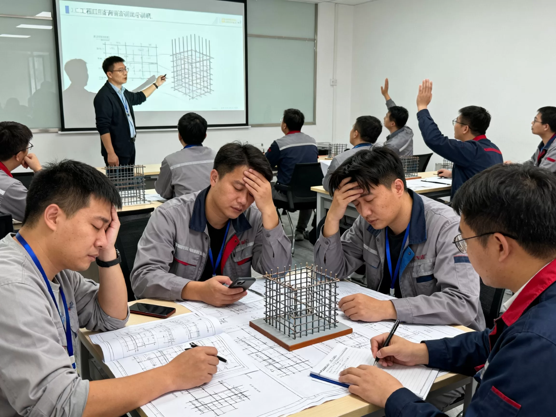 工程咨询培训班哪些环节最易让人走神犯困，钢筋翻样培训如何避免？